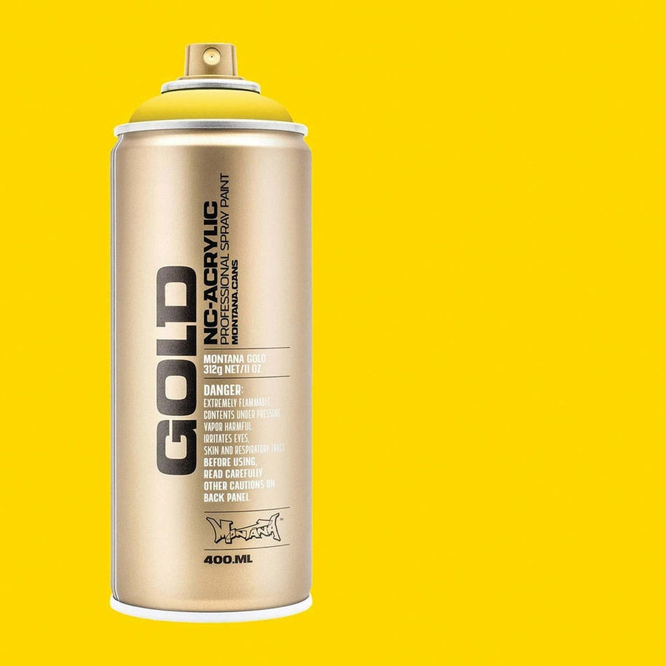 Montana-Cans 01425-4910 Montana Gold NC-Acrylic Professional Spray Paint - Citrus, 400 ml Can