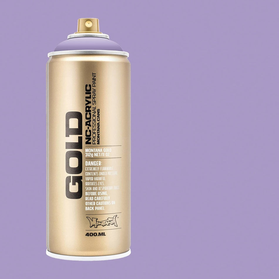 Montana-Cans 01425-6040 Montana Gold NC-Acrylic Professional Spray Paint - Light Lilac, 400 ml Can