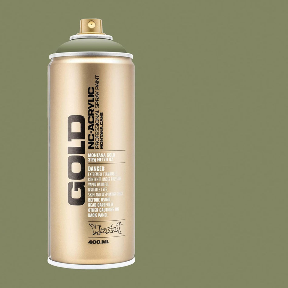 Montana-Cans 01425-7020 Montana Gold NC-Acrylic Professional Spray Paint - Manila Green, 400 ml Can