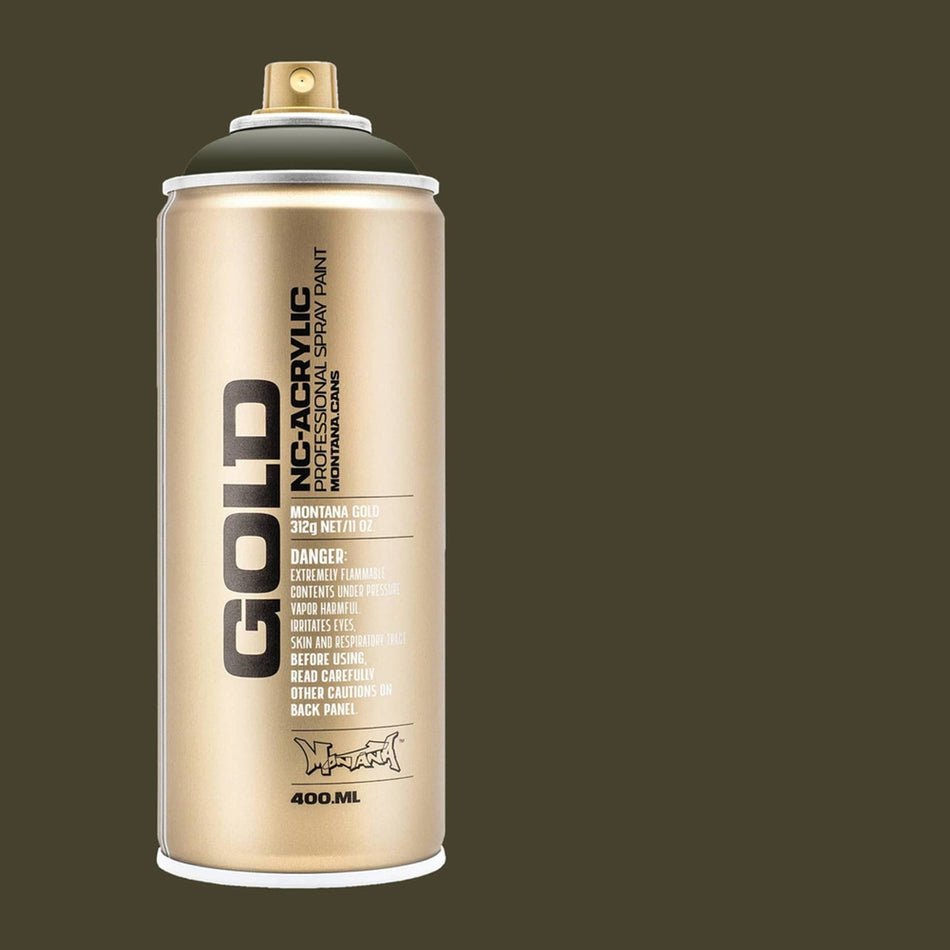 Montana-Cans 01425-7030 Montana Gold NC-Acrylic Professional Spray Paint - Manila Dark, 400 ml Can