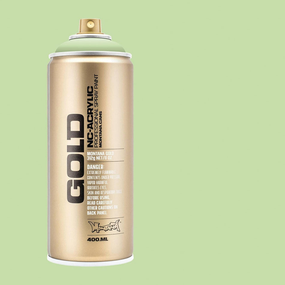 Montana-Cans 01425-7080 Montana Gold NC-Acrylic Professional Spray Paint - Linden Green, 400 ml Can