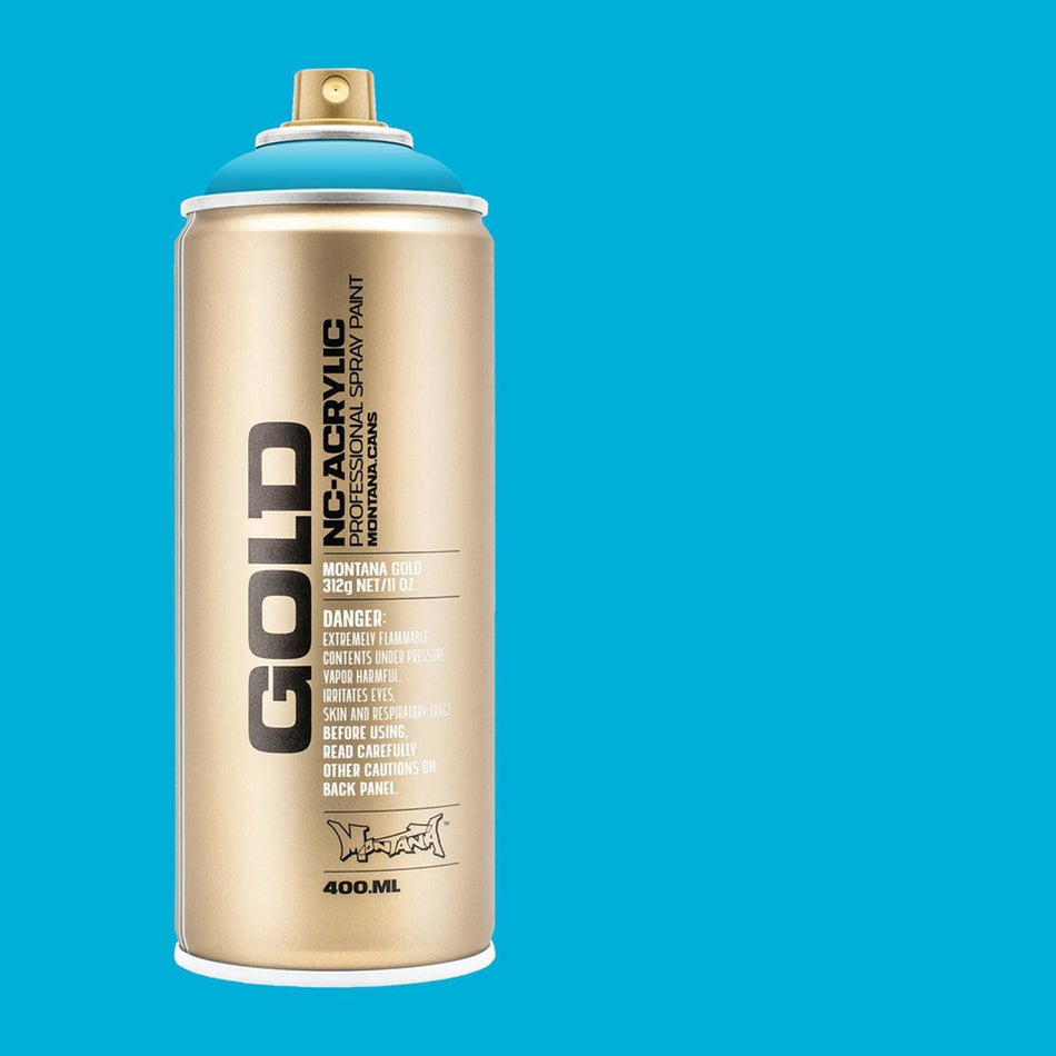 Montana-Cans 01425-7100 Montana Gold NC-Acrylic Professional Spray Paint - Bermuda, 400 ml Can