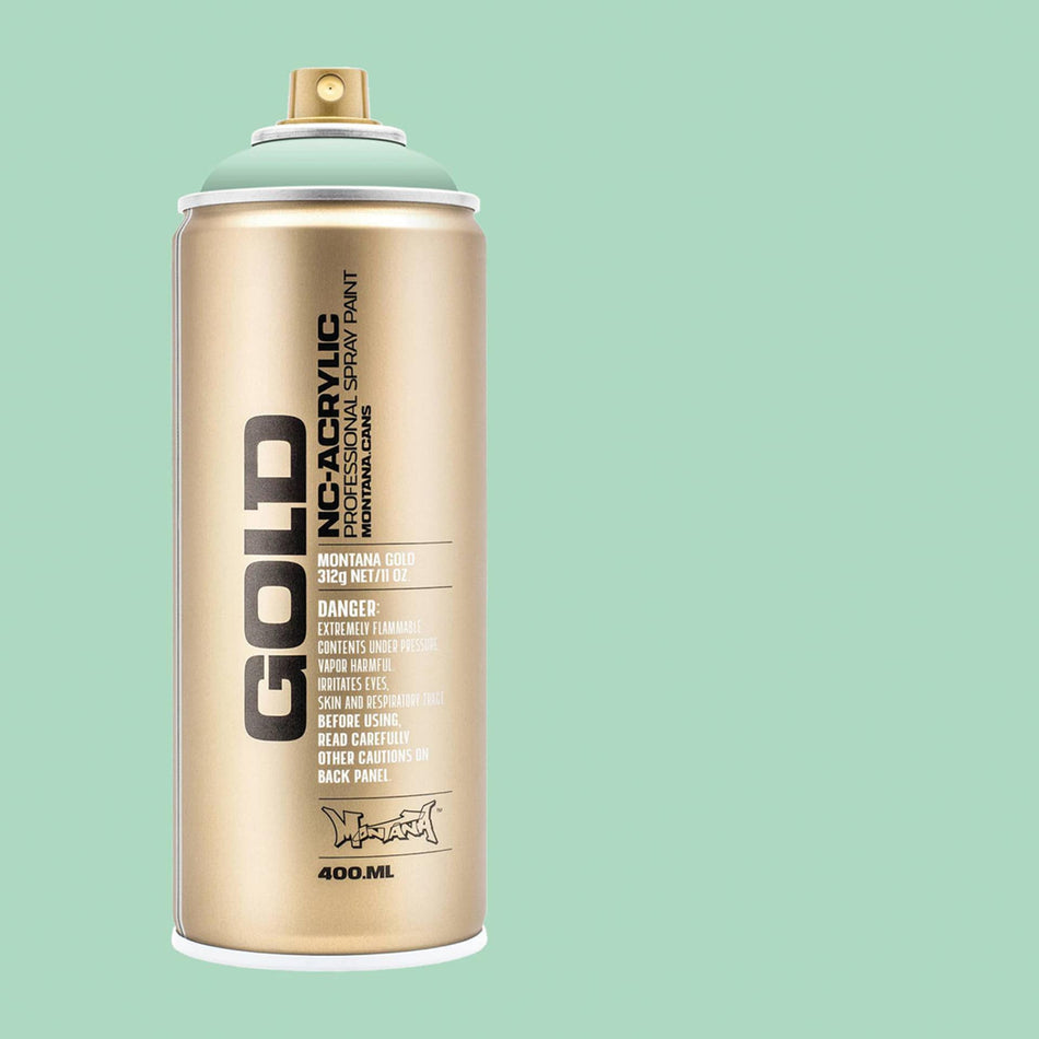 Montana-Cans 01425-7140 Montana Gold NC-Acrylic Professional Spray Paint - Malachite Light, 400 ml Can