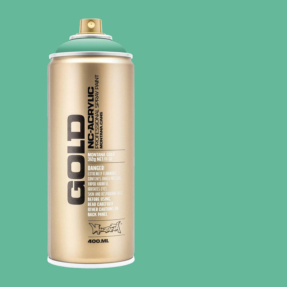 Montana-Cans 01425-7150 Montana Gold NC-Acrylic Professional Spray Paint - Malachite, 400 ml Can
