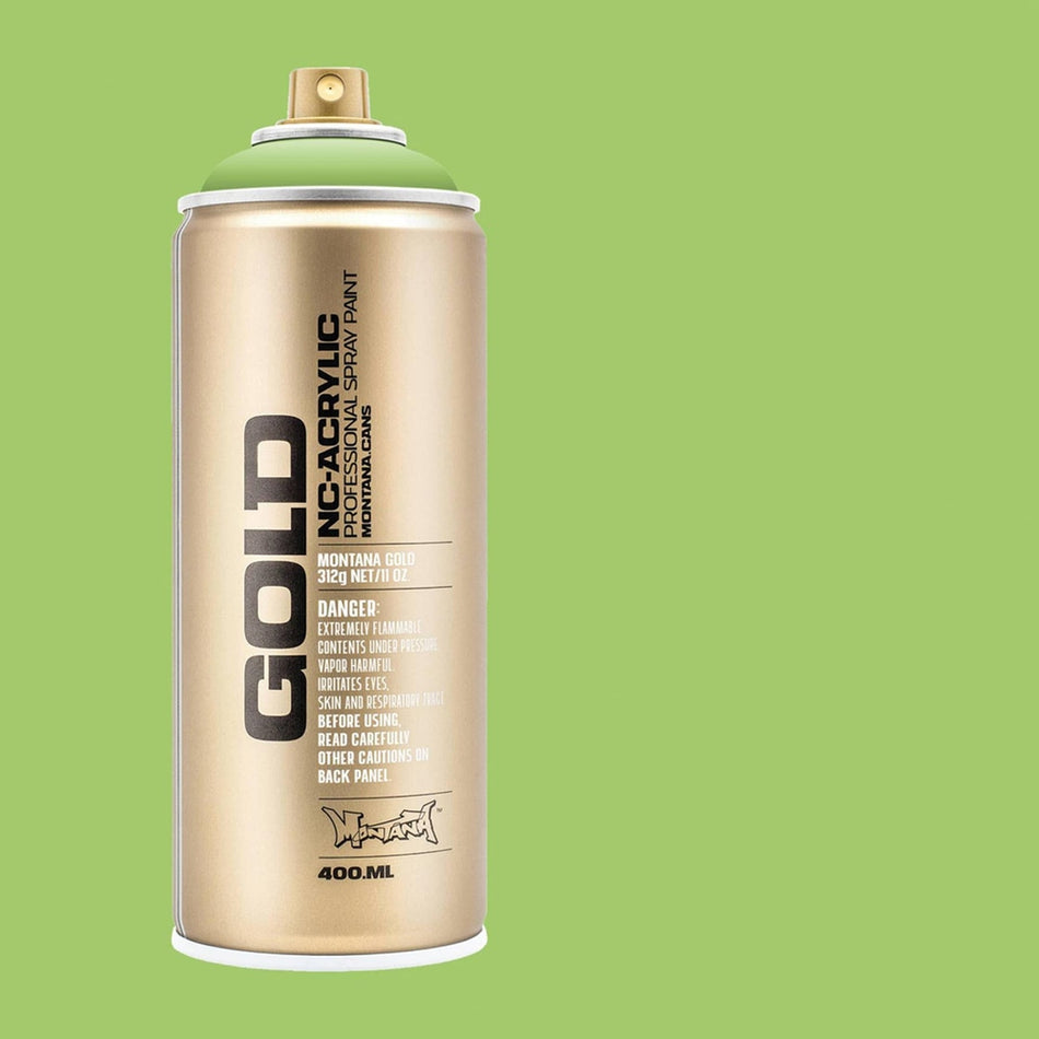 Montana-Cans 01425-7170 Montana Gold NC-Acrylic Professional Spray Paint - Green Apple, 400 ml Can