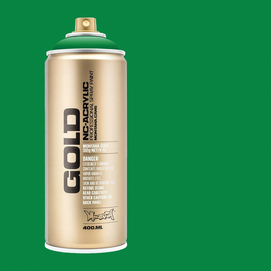 Montana-Cans 01425-7190 Montana Gold NC-Acrylic Professional Spray Paint - Greenery, 400 ml Can