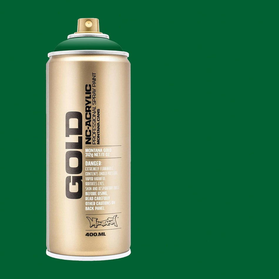 Montana-Cans 01425-7270 Montana Gold NC-Acrylic Professional Spray Paint - Fern Green, 400 ml Can