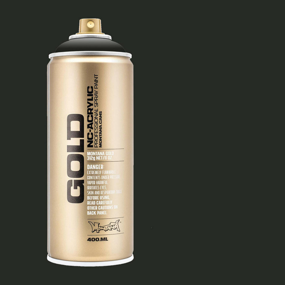 Montana-Cans 01425-7390 Montana Gold NC-Acrylic Professional Spray Paint - Military Green, 400 ml Can