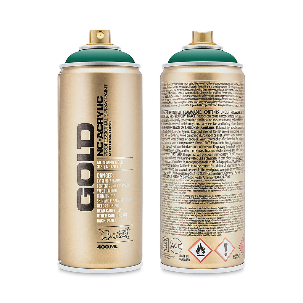 Montana-Cans 01425-7910 Montana Gold NC-Acrylic Professional Spray Paint - Pine, 400 ml Can