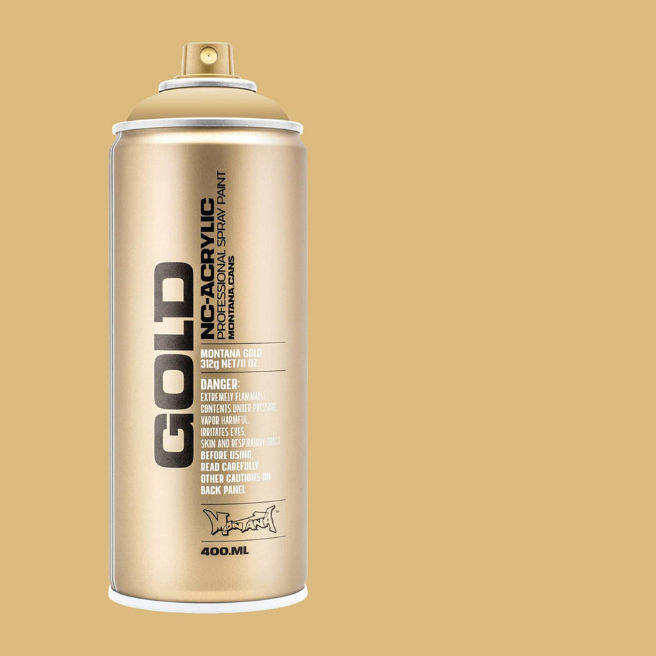 Montana-Cans 01425-8140 Montana Gold NC-Acrylic Professional Spray Paint - Sahara Beige, 400 ml Can