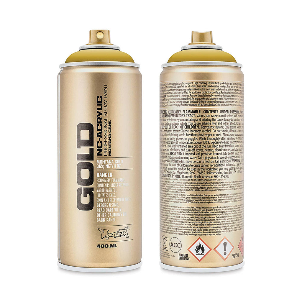 Montana-Cans 01425-8810 Montana Gold NC-Acrylic Professional Spray Paint - Curry, 400 ml Can