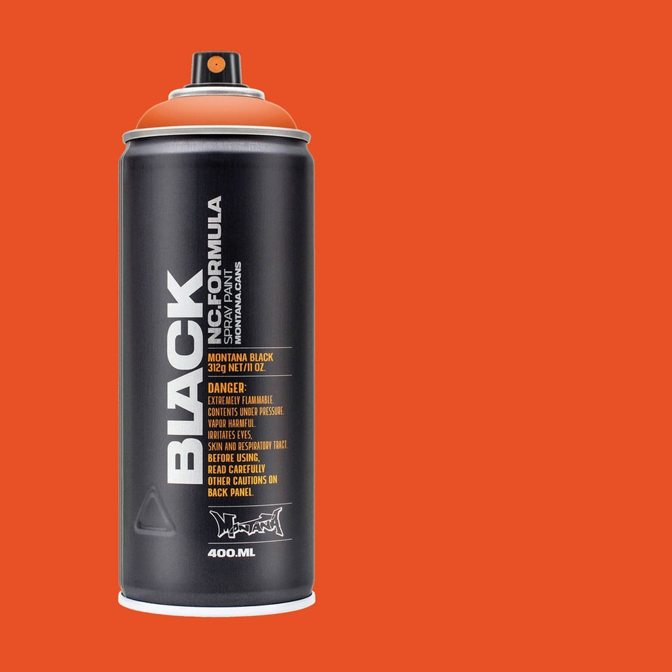 Montana-Cans 01429-1100 Montana Black High-Pressure Cans Spray Color, 400ml Cans, Halloween