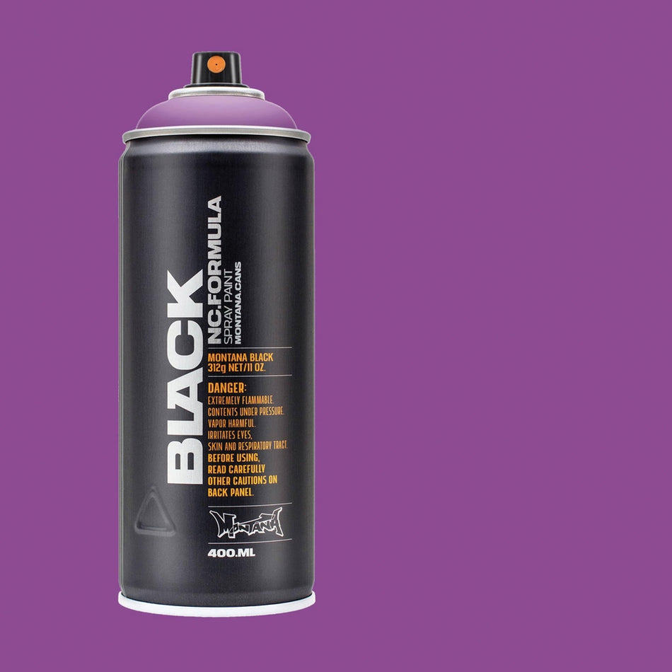 Montana-Cans 01429-1160 Montana Black High-Pressure Cans Spray Color, 400ml Cans, Monster