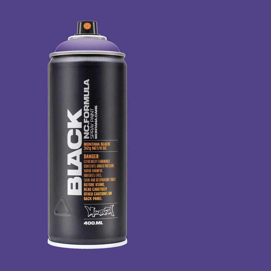 Montana-Cans 01429-1170 Montana Black High-Pressure Cans Spray Color, 400ml Cans, Wizard