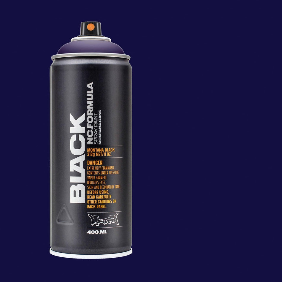 Montana-Cans 01429-1180 Montana Black High-Pressure Cans Spray Color, 400ml Cans, Universe