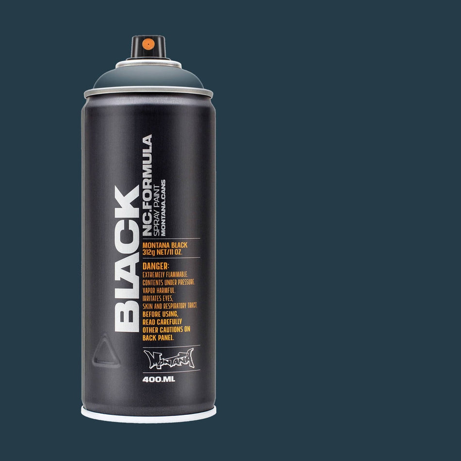 Montana-Cans 01429-1230 Montana Black High-Pressure Cans Spray Color, 400ml Cans, Space