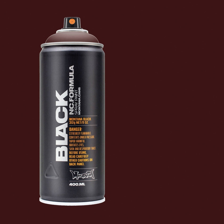 Montana-Cans 01429-1610 Montana Black High-Pressure Cans Spray Color, 400ml Cans, Merlot