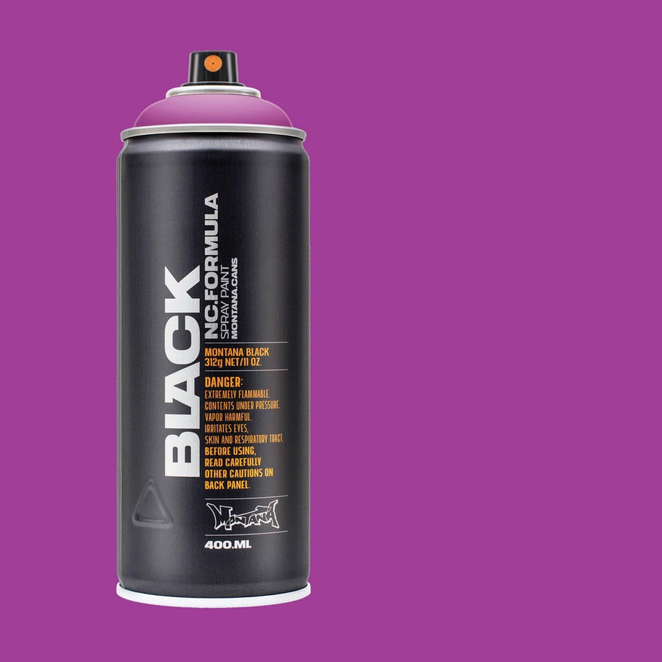 Montana-Cans 01429-1650 Montana Black High-Pressure Cans Spray Color, 400ml Cans, Illusion