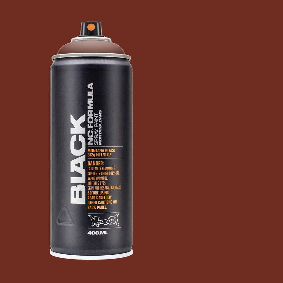 Montana-Cans 01429-2300 Montana Black High-Pressure Cans Spray Color, 400ml Cans, Pecan Nut