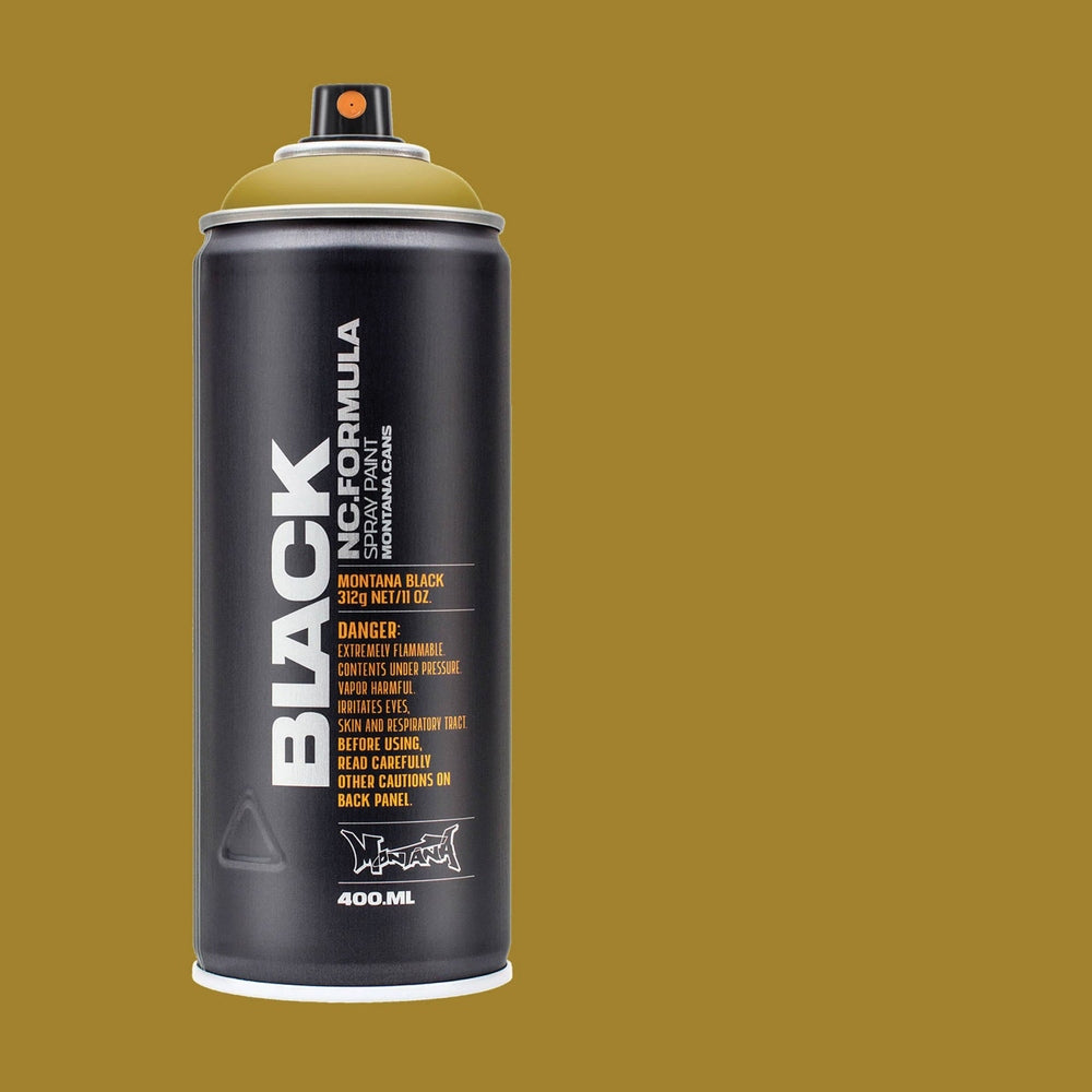 Montana-Cans 01429-2330 Montana Black High-Pressure Cans Spray Color, 400ml Cans, Dehli