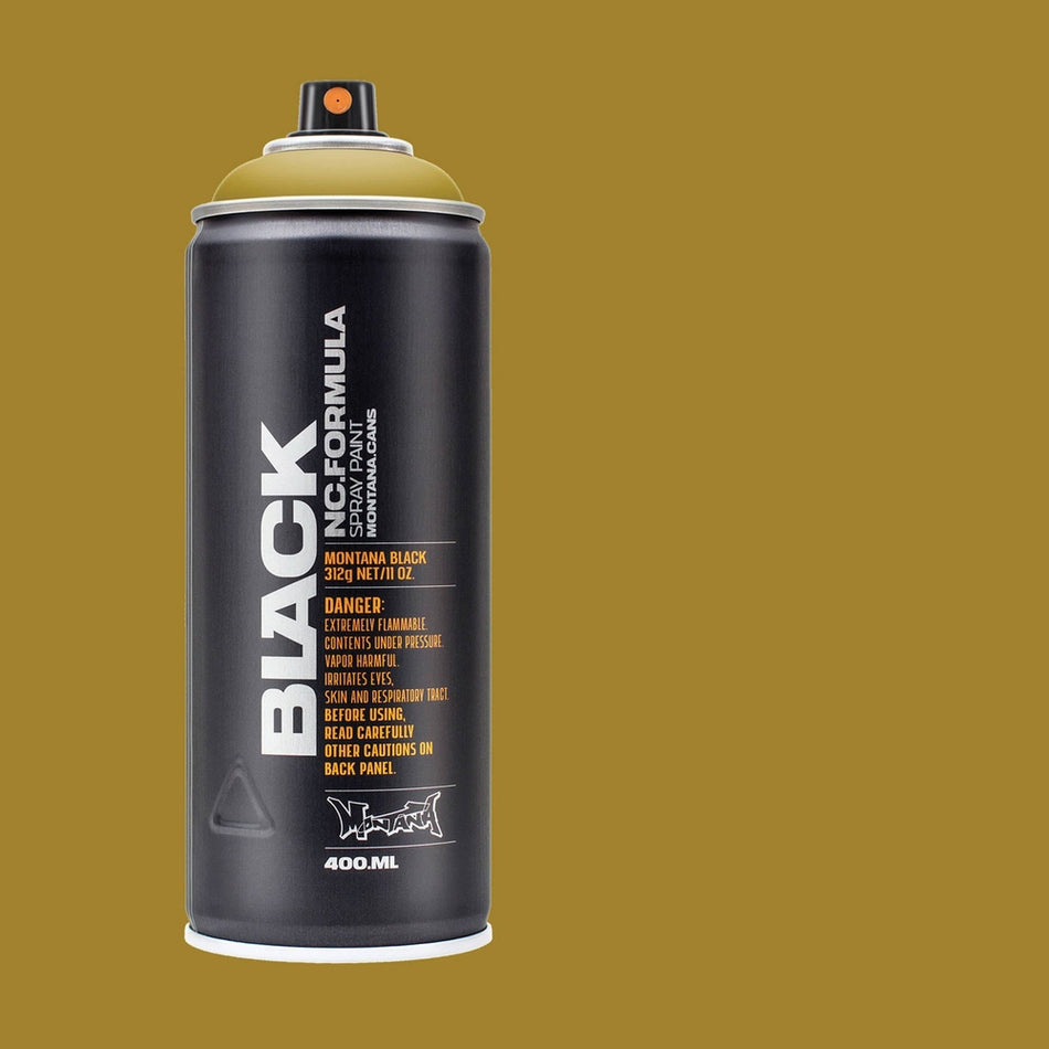 Montana-Cans 01429-2330 Montana Black High-Pressure Cans Spray Color, 400ml Cans, Dehli