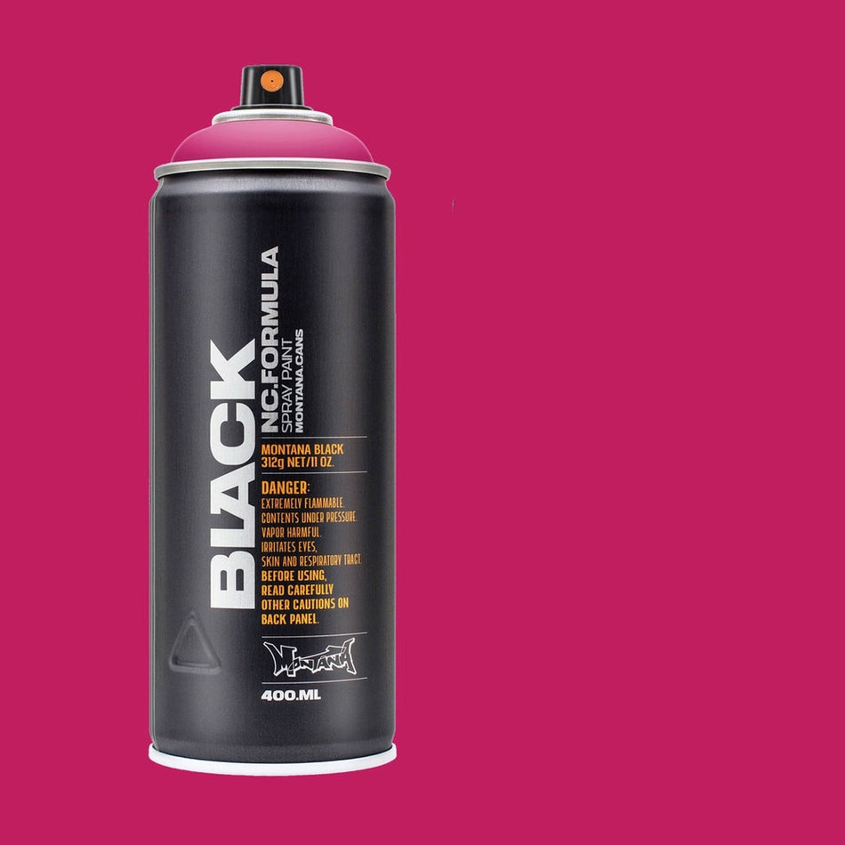 Montana-Cans 01429-3130 Montana Black High-Pressure Cans Spray Color, 400ml Cans, Punk Pink