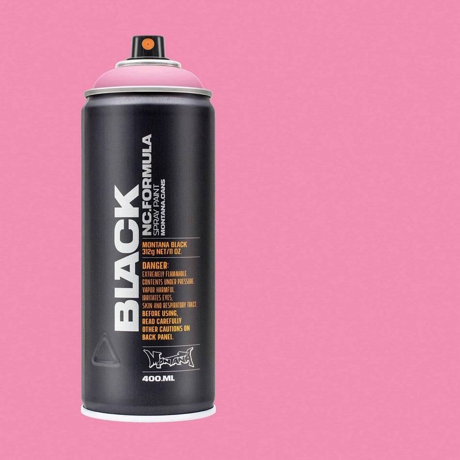 Montana-Cans 01429-3150 Montana Black High-Pressure Cans Spray Color, 400ml Cans, Pink Cadillac