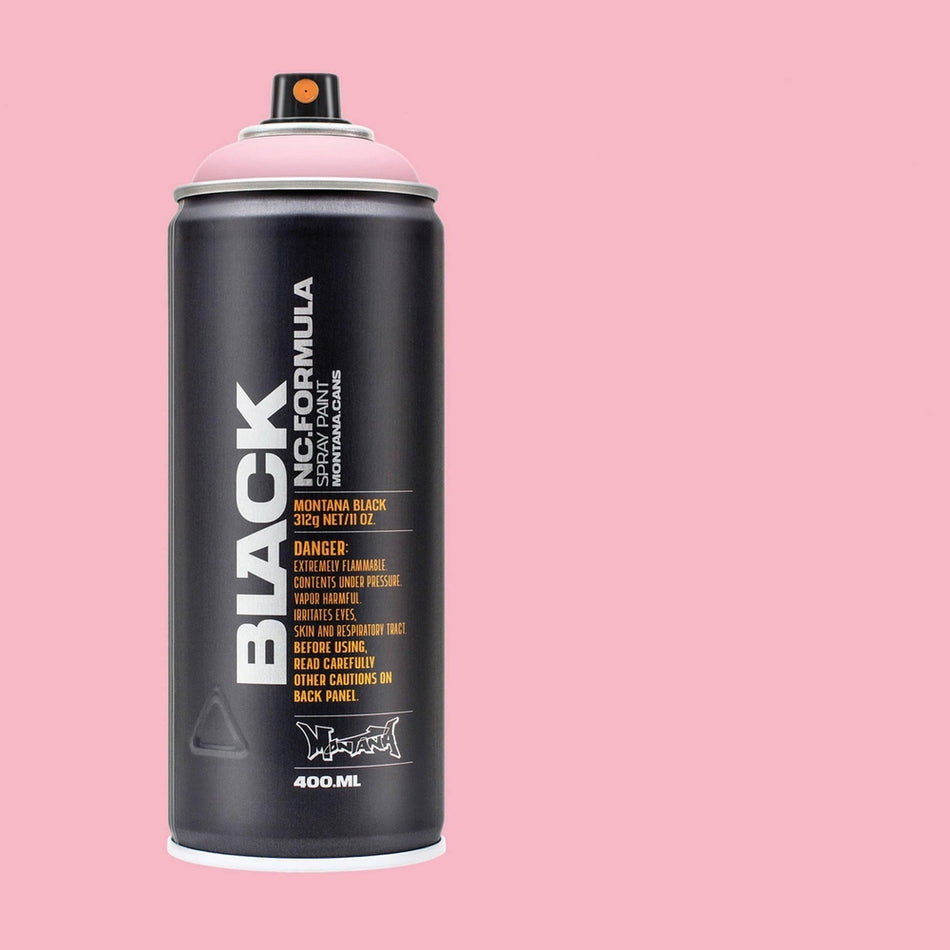 Montana-Cans 01429-3160 Montana Black High-Pressure Cans Spray Color, 400ml Cans, Miss Piggy