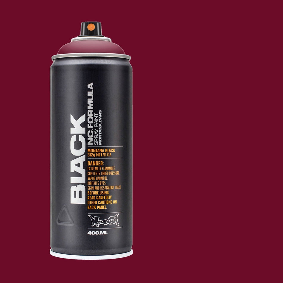 Montana-Cans 01429-3230 Montana Black High-Pressure Cans Spray Color, 400ml Cans, Cardinal