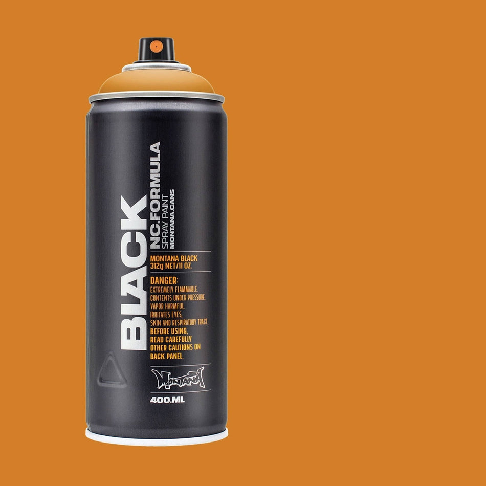 Montana-Cans 01429-4300 Montana Black High-Pressure Cans Spray Color, 400ml Cans, Topaz