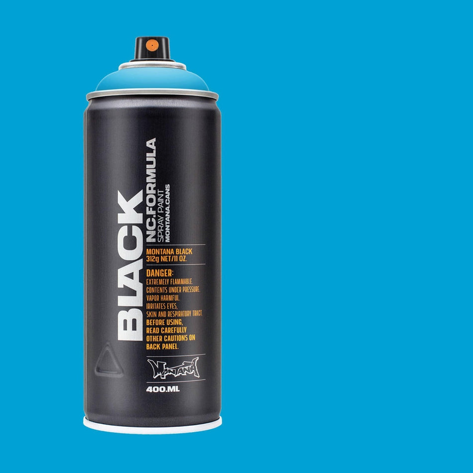 Montana-Cans 01429-5020 Montana Black High-Pressure Cans Spray Color, 400ml Cans, Light Blue