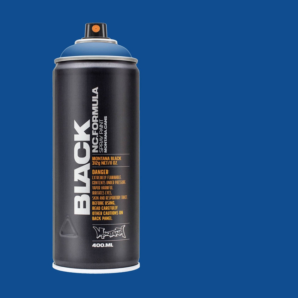 Montana-Cans 01429-5050 Montana Black High-Pressure Cans Spray Color, 400ml Cans, Royal Blue