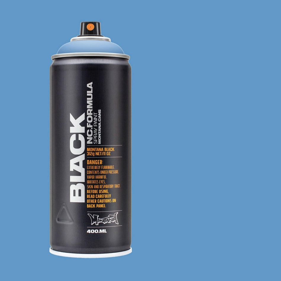 Montana-Cans 01429-5140 Montana Black High-Pressure Cans Spray Color, 400ml Cans, Blue Lagoon