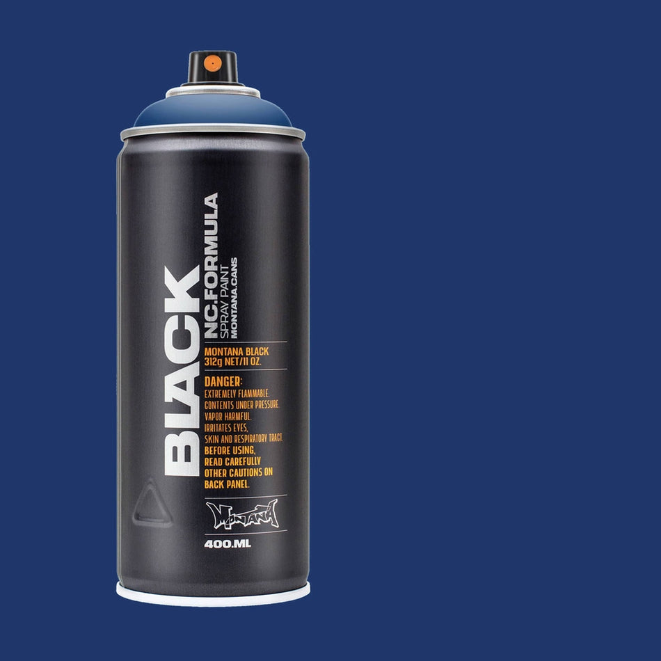 Montana-Cans 01429-5230 Montana Black High-Pressure Cans Spray Color, 400ml Cans, Ultramarine