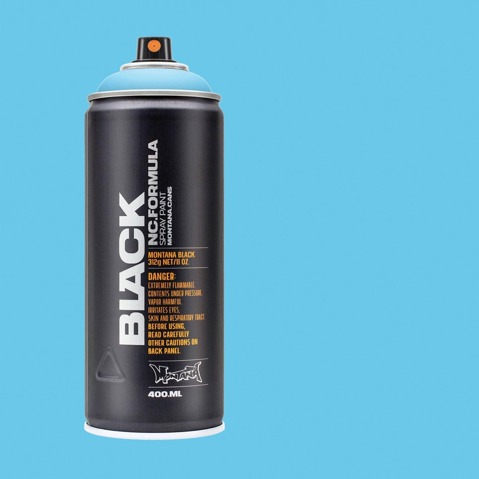 Montana-Cans 01429-5350 Montana Black High-Pressure Cans Spray Color, 400ml Cans, Baby Blue