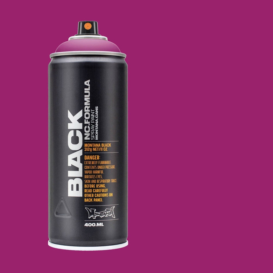 Montana-Cans 01429-6110 Montana Black High-Pressure Cans Spray Color, 400ml Cans, Purple Rain