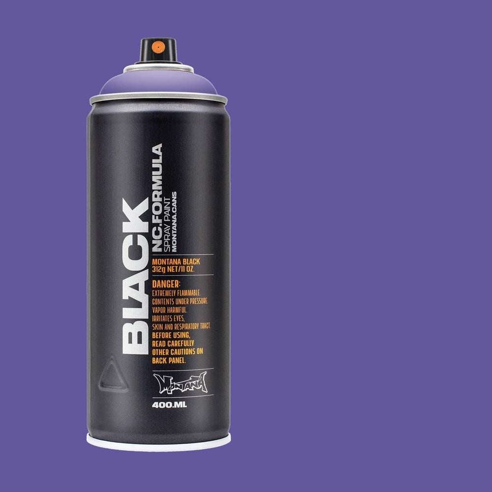 Montana-Cans 01429-6410 Montana Black High-Pressure Cans Spray Color, 400ml Cans, Royal Purple