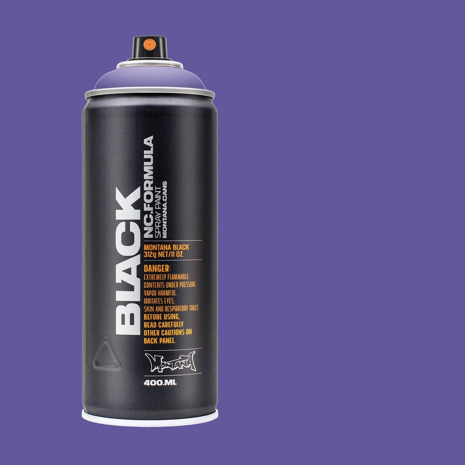 Montana-Cans 01429-6410 Montana Black High-Pressure Cans Spray Color, 400ml Cans, Royal Purple