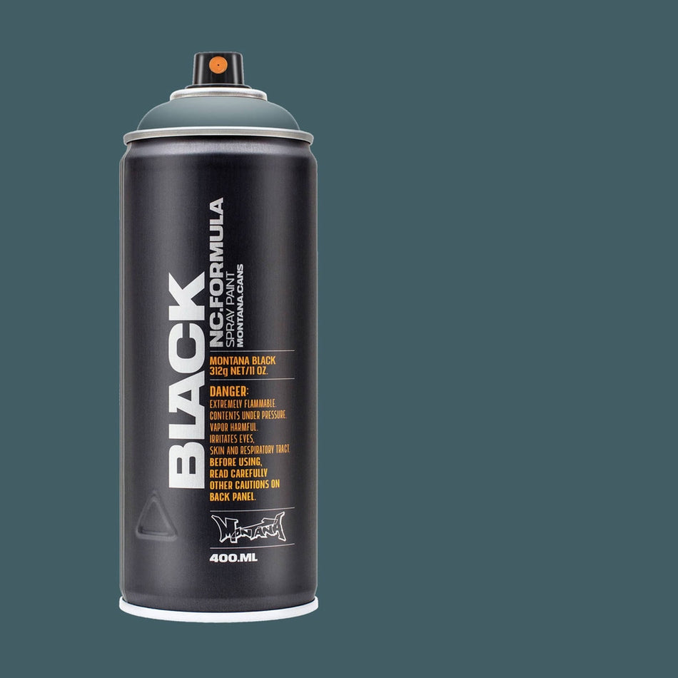 Montana-Cans 01429-8480 Montana Black High-Pressure Cans Spray Color, 400ml Cans, Seal