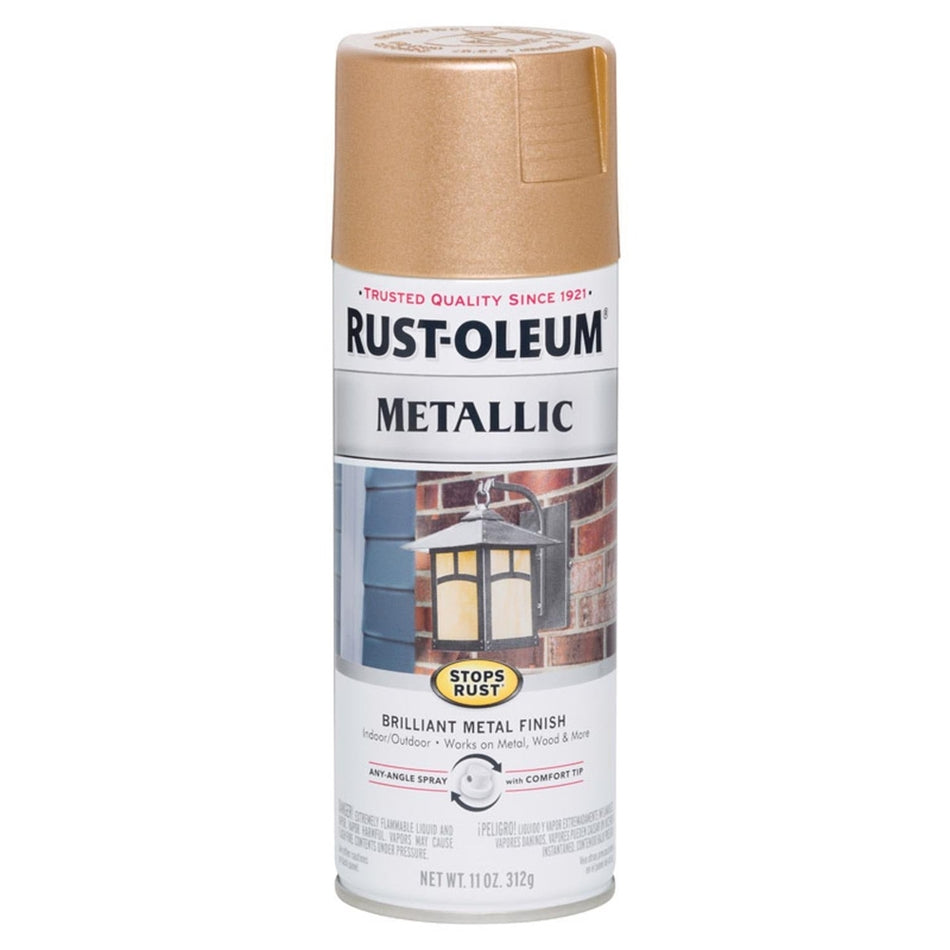 Rust-Oleum Stops Rust 286564 Metallic Spray, Rose Gold, 11 oz.