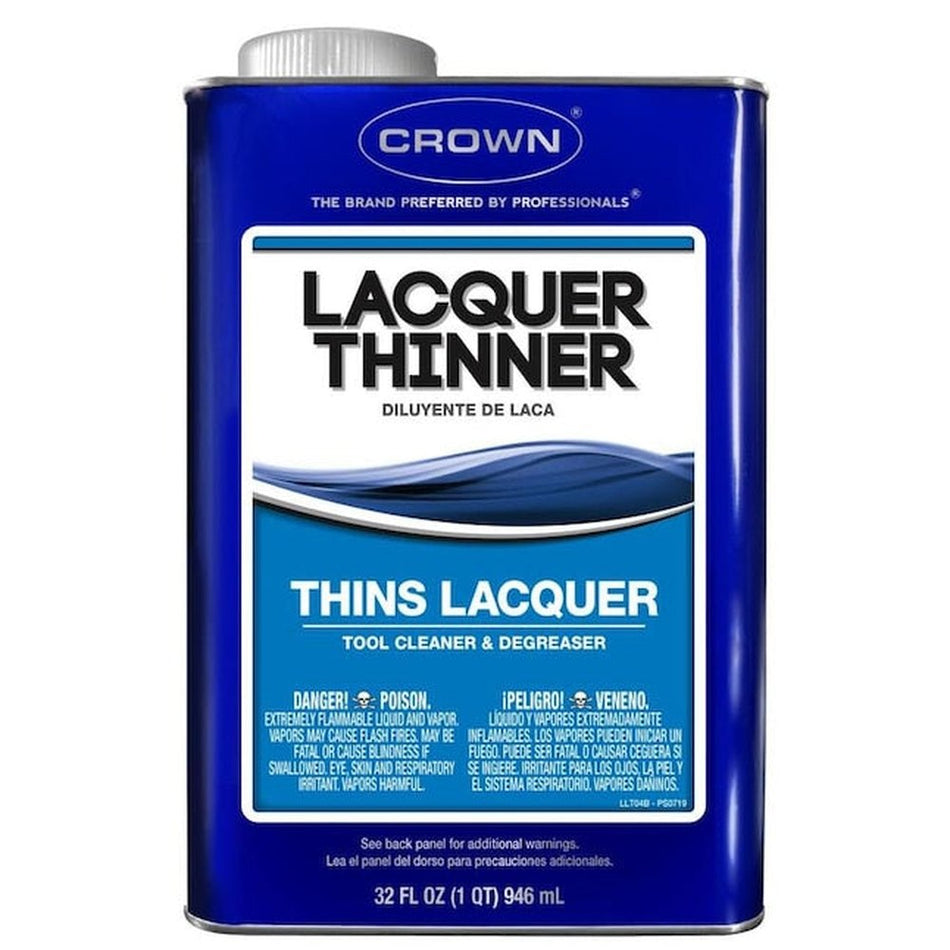 Crown CR.LT.M.64 Lacquer Thinner, 1 Quart
