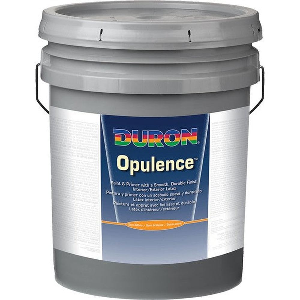 Sherwin-Williams DU31W2051-20 5 Gallons Semi-Gloss White Base Duron Opulence Interior-Exterior Latex Paint