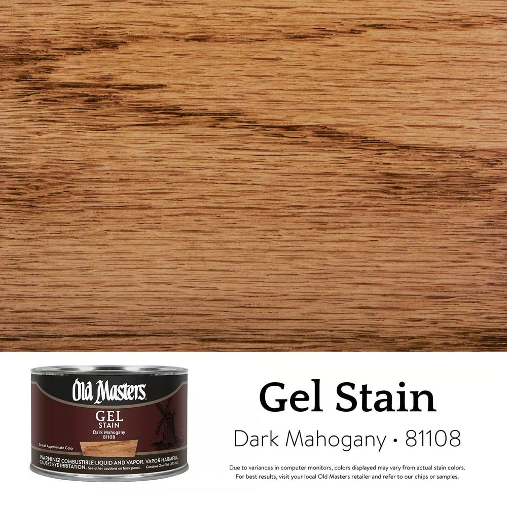 Old Masters 81108 Gel Stain, One Pint, Dark Mahogany