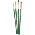 Princeton Art & Brush 06223-9110 Real Value Brush Set - 9110, Synthetic Pony, Short Handle, Set of 4
