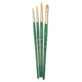Princeton Art & Brush 06223-9115 Real Value Brush Set - 9115, Golden Taklon, Short Handle, Set of 4