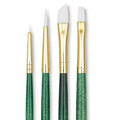 Princeton Art & Brush 06223-9117 Real Value Brush Set - 9117, White Taklon, Short Handle, Set of 4