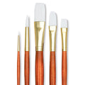 Princeton Art & Brush 06223-9155 Real Value Brush Set - 9155, White Taklon, Long Handle, Set of 5