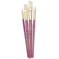 Princeton Art & Brush 06223-9183 Real Value Brush Set - 9183, Bristle, Short Handle, Set of 4