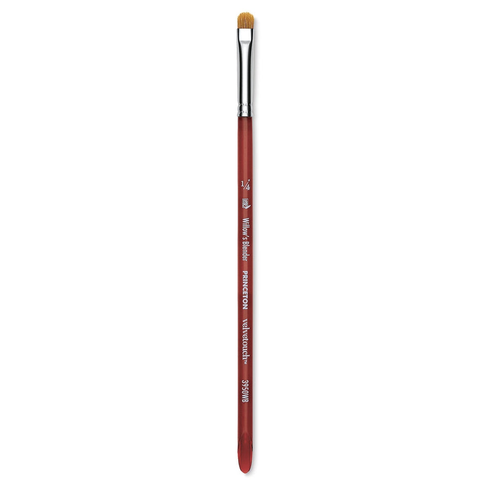 Princeton Velvetouch Series 3950 Synthetic Brush - Blender, Size 1/4"