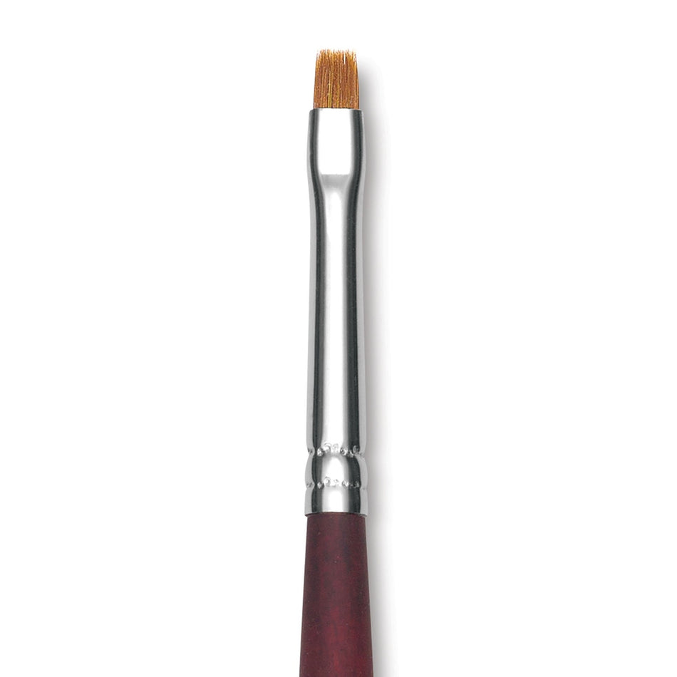 Princeton Velvetouch Series 3900 Synthetic Brush - Bright, Long Handle, Size 2